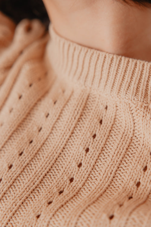  Herazai |Cetusia Top | Knit short-sleeves crop top